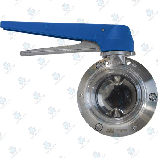 [7020562] Manual Hygienic BV ; K20 Handle 13pos ; SS316L/VITON ; SMS ; 2.5Inch (OD63.5mm) ; MM ; Sodime