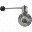 Manual Hygienic BV ; K5 Handle 2pos ; SS304/VITON ; DIN11851-1 ; DN32 (OD34mm) ; WW ; Sodime