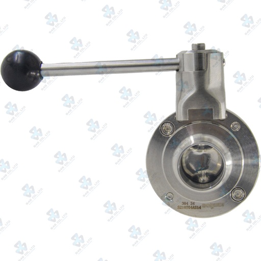 [7020994] Manual Hygienic BV ; K5 Handle 2pos ; SS304/VITON ; DIN11851-1 ; DN32 (OD34mm) ; WW ; Sodime